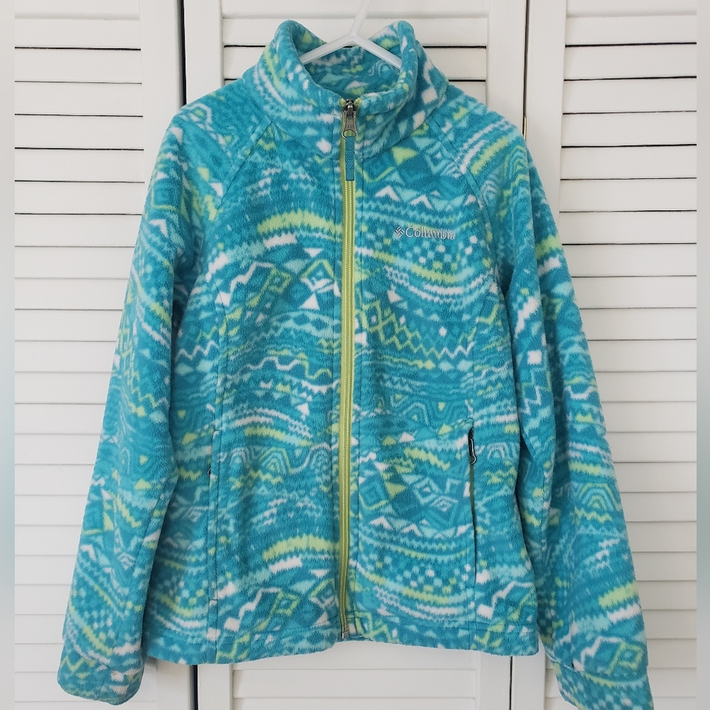 Columbia brand fleece jacket 7/8 kids